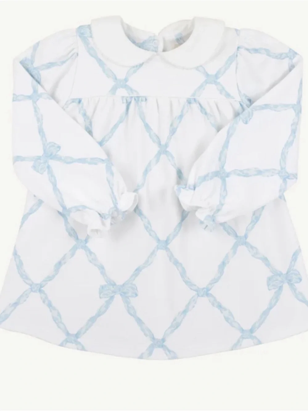 Beaufort Bonnet Holly Day Dress Belle Meade Bow Buckhead Blue Worth White Girl 7